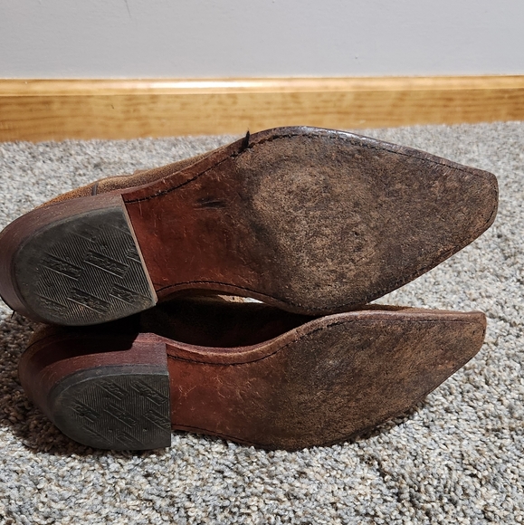 TONY LAMA Womens 9.5 Americana, Navajo Brown Leather, Western Boot, SNIP TOE - Picture 10 of 10